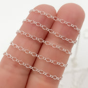 Sterling Silver Twisted Cable Chain